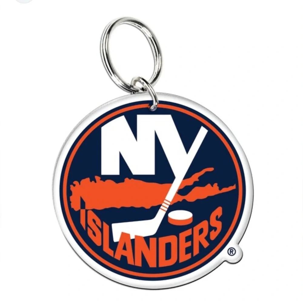 New York Islanders WinCraft Premium Acrylic Core Key Ring – Officially Licensed
